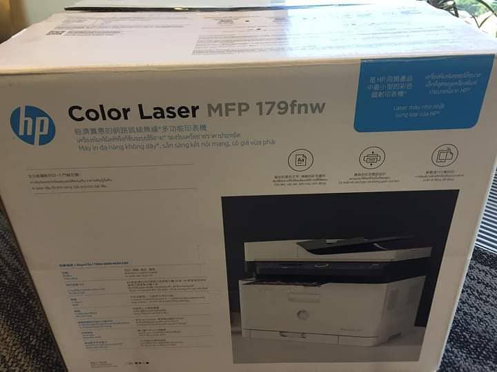 HP colour laser 179 fnw.  Imported machine  Multifunctional 1