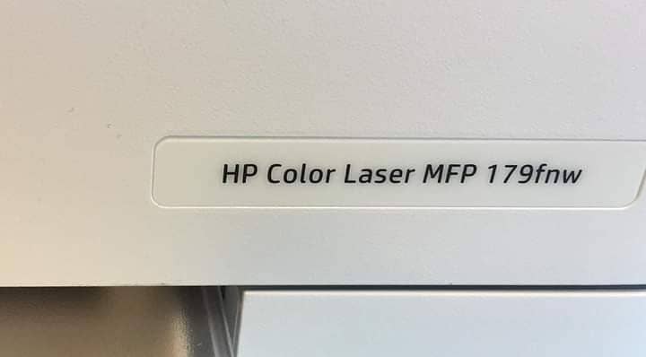 HP colour laser 179 fnw.  Imported machine  Multifunctional 6