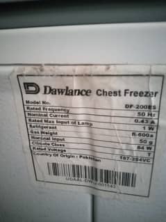 Dawlance chest freezer /contact. +92 314 5110280 0