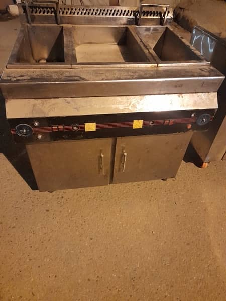 Double Deep Fryer For Sell 1