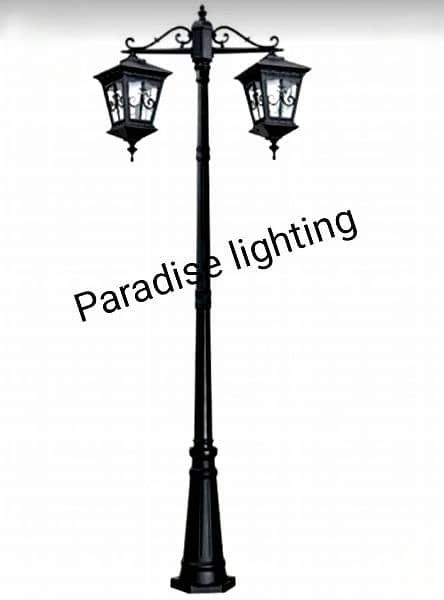 fancy pole light | street light | Outdoor Garden lamp | light 0