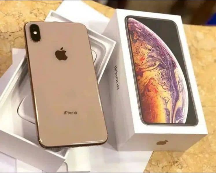 Apple iphone xs max 256GB Full Boxmy whtsp number 03415970320 0