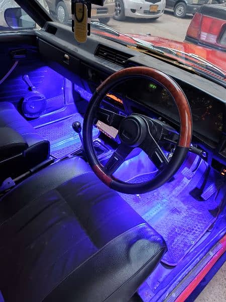 Datsun Nissan 120 Y 1981 interiors 100% original outer new paint 1