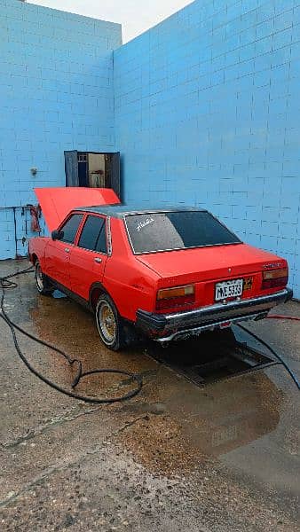Datsun Nissan 120 Y 1981 interiors 100% original outer new paint 11
