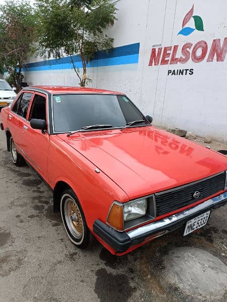 Datsun Nissan 120 Y 1981 interiors 100% original outer new paint 14