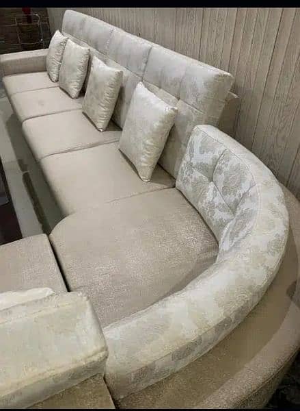 7 Seater Sofa Set- Excellent condition- Stain less 1