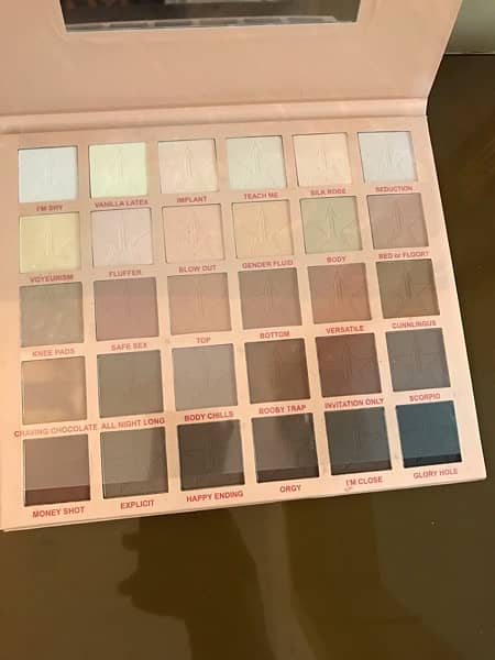 original jeffree star trademark cosmetics imported makeup pallette set 3