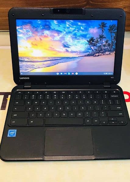 Lenovo N22 Chromebook|6th Gen|4GB,16GB|Rotatable Camera|Playstore| 1