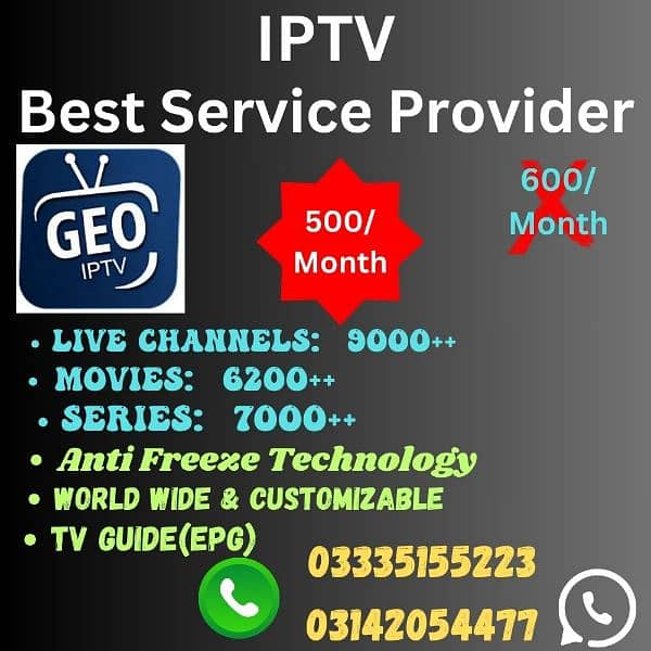Iptv best service provider call 03335155223 1