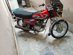 Honda cg 125 fit bike 22 model All Punjab number