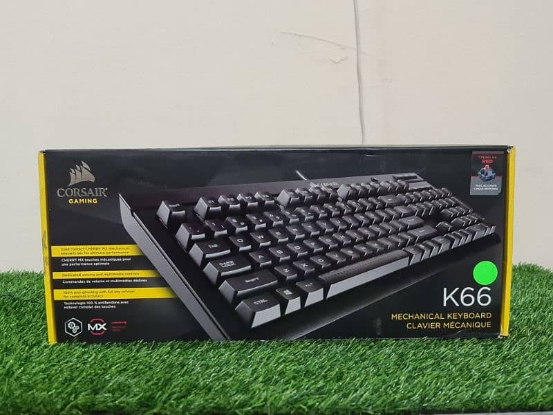 Corsair K66 Mechanical Gaming Keyboard Cherry MX Red 1