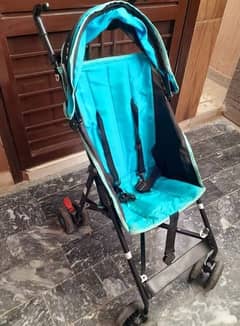 Blue Baby Stroller
