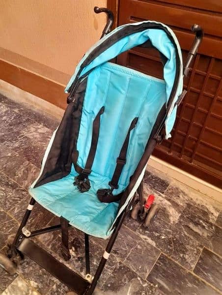 Blue Baby Stroller 1