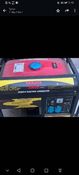 nekata 3500 e generator for sale 10 by 10 condition 1