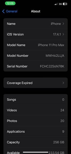 I phone 11 pro max gold colr 256gb 3