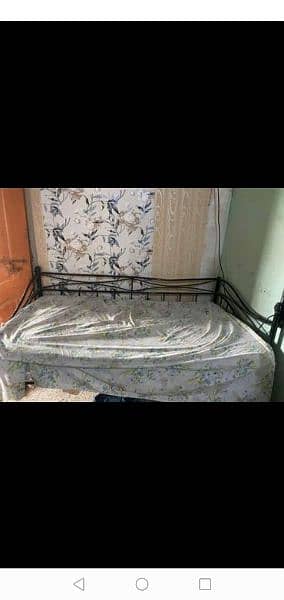 Iron rod bed ok condition 0