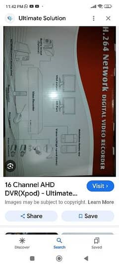 DVR 8 Channel 4 Camera's and complete accessories