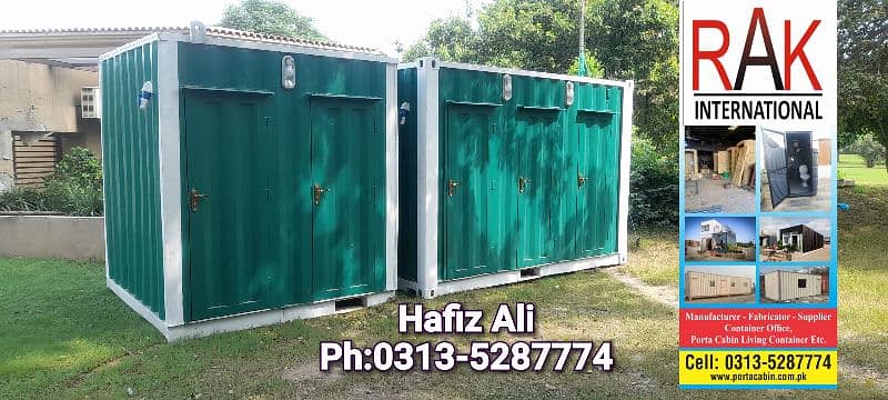 Portable toilet,washroom,office container,prefab home,guard room cabin 6