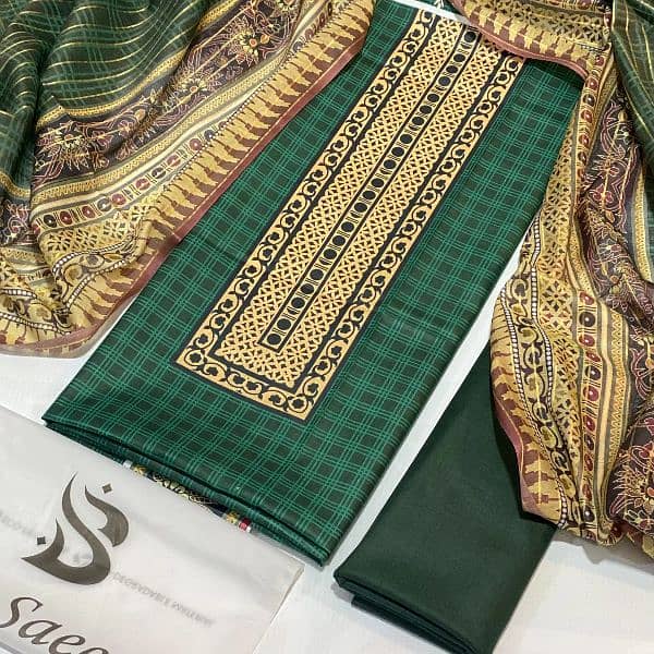 Bin Saeed 
 Printed 3pc Collection
Same as Original 
    Fabric Lawn 2