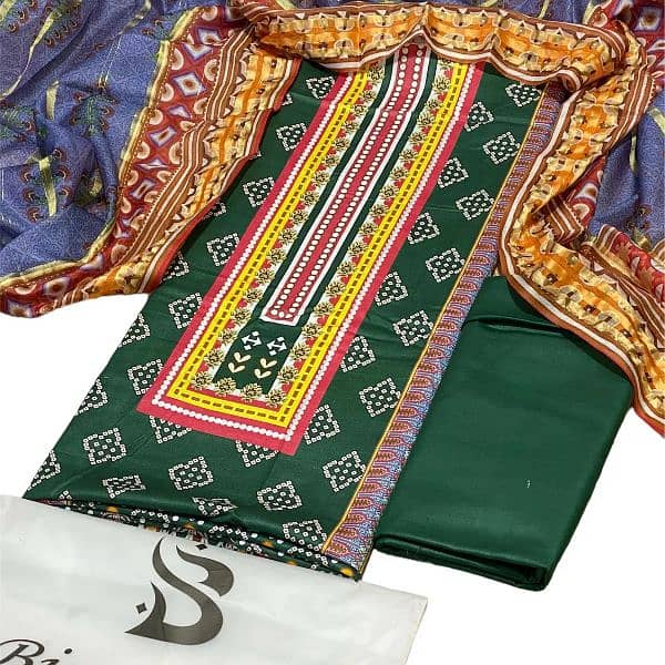 Bin Saeed 
 Printed 3pc Collection
Same as Original 
    Fabric Lawn 3