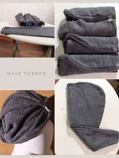 HAIR TOWEL PACK OF 4 & 6