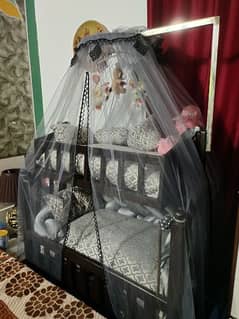 baby coat and Baby Swing for sale two in one