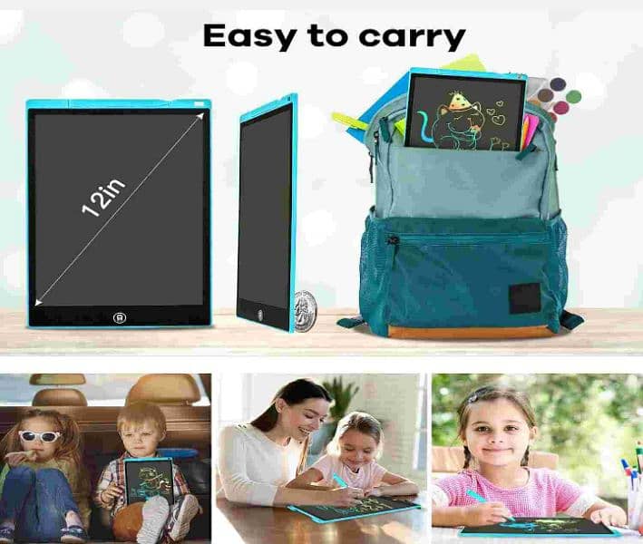LCD Writing Tablet 12 Inch for office work, notes & for kids. . . . 4