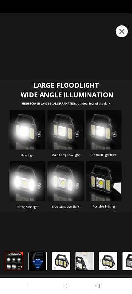 20 Watt USB and Solar indicator Led Flashlight 1