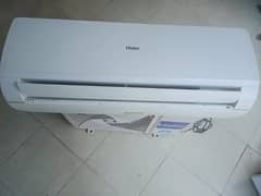 Haier 1 ton non inverter with brend new cooling coil
