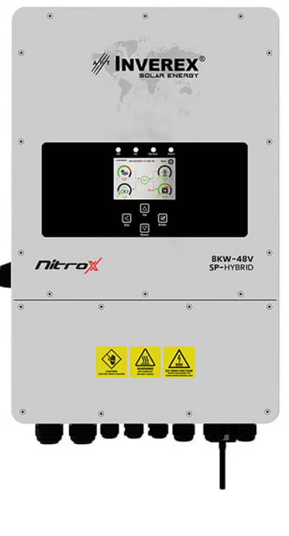 Inverter inverex nitrox hybrid 8kw 2 piece brand new 1