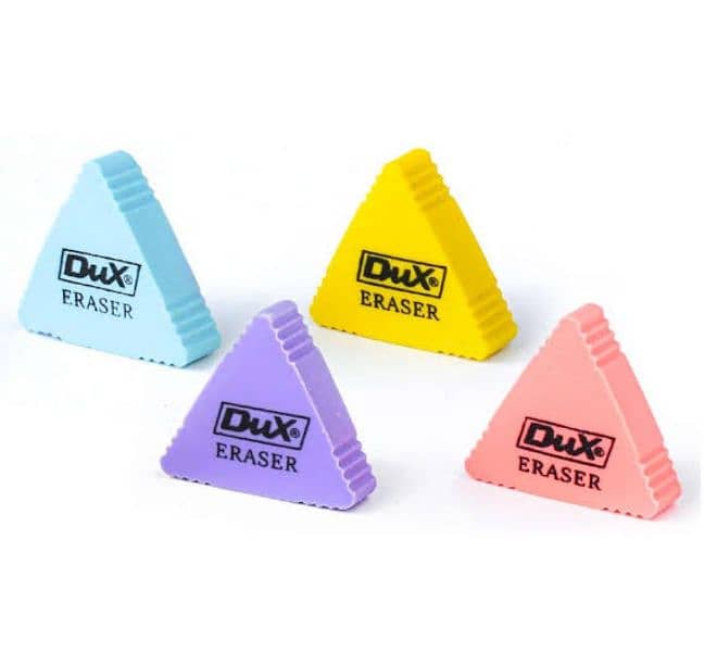 Dux eraser ,shopner , pencills available at wholesale rates 1