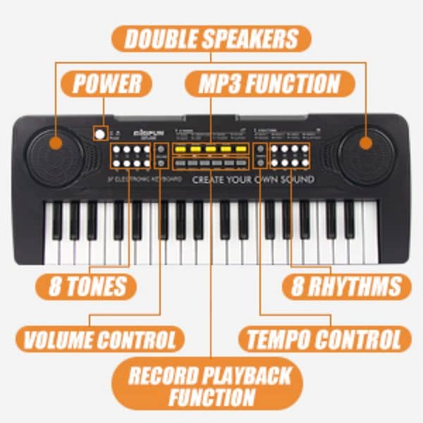 37 Key Portable Electronic Piano for Kids 1
