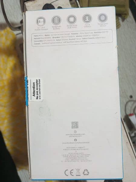 Tecno pop 5 2/32 with box or original charger 6