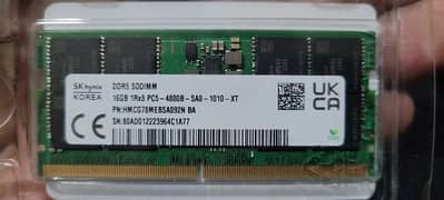 16GB & 8GB 4800MHz DDR5 PC5 Ram For Laptop