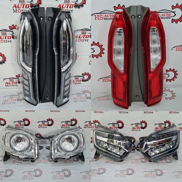 Honda N BOX Custom Front/Back Light Head/Tail Lamp Bumper/Accessorie 0