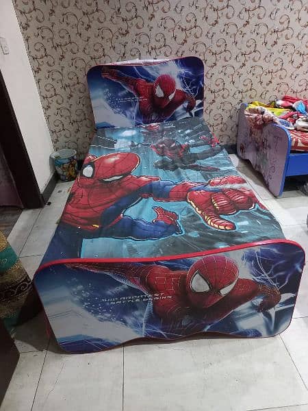 kids bed spider man character. . . . . 0