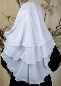 Custom Khimar Triple Layer Double Layer Hijab for Abayas