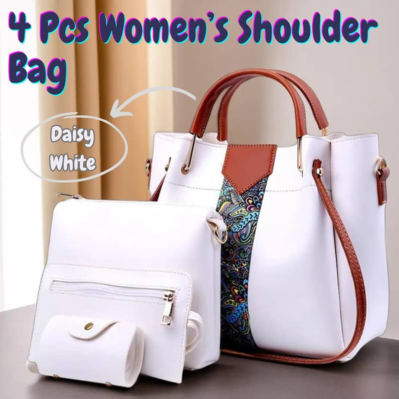 4 Pcs Women's Shoulder Bag 0