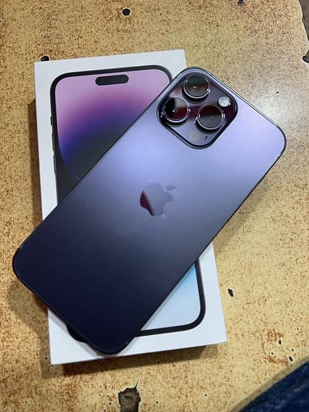 Iphone 14 pro max 256 gb pta approved dual physical 2