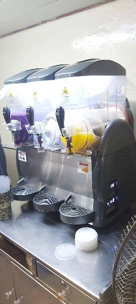 Slush Machine Pizza Oven Fast Food Restaurant Breading tabal Hot Plate 3