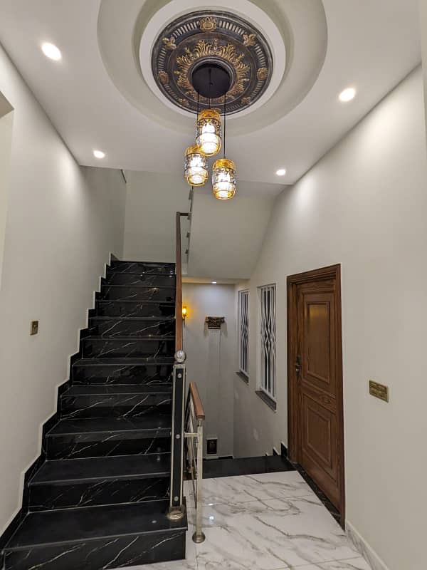 10 Marla Brand New Facing Park Latest Luxury Spanish Stylish Double Storey House Available For Sale In Valencia Town Lahore 43