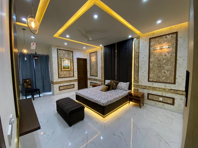 1 Kanal Brand New Double Storey Furnished Luxury Latest Modern Stylish House Available For Sale In Pcsir Phase 2 Near Joher town Phase 2 Lahore By Fast Property Services With Original Pictures. 0