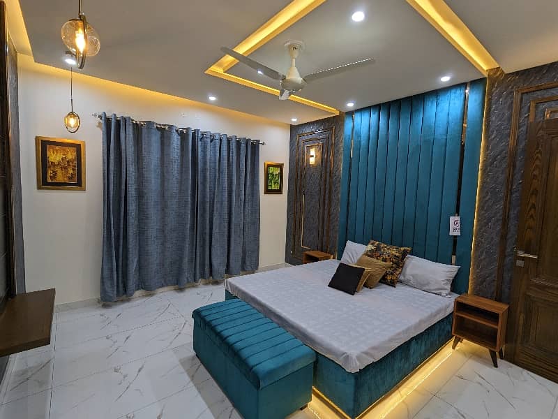 1 Kanal Brand New Double Storey Furnished Luxury Latest Modern Stylish House Available For Sale In Pcsir Phase 2 Near Joher town Phase 2 Lahore By Fast Property Services With Original Pictures. 30