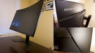 Gigabyte G32QC 32 inch 165Hz 1ms Curved Gaming Monitor 0
