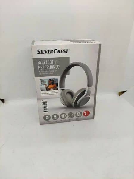silver crest Bluetooth headphones 4