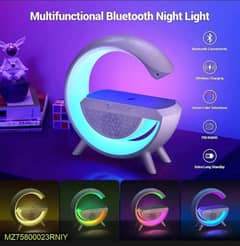 Led wireless charger with Bluetooth speakers
