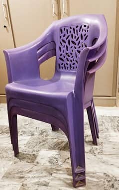 Heavy duty solid plastic chairs