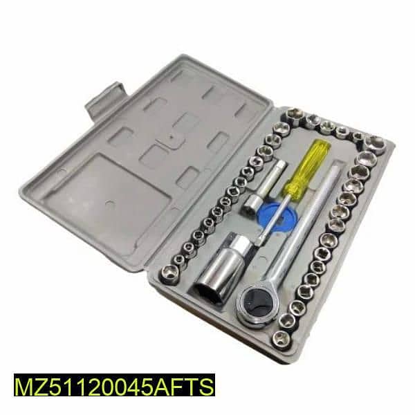 40 pcs stainless steel wrench tool set 3