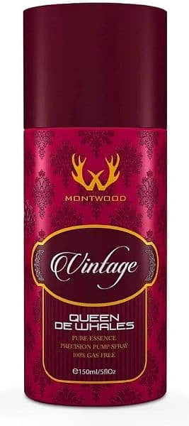 Montwood Vintage Queen De Whales Spray 150ml 0