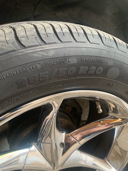 landcruiser 20inch rims and tyres 2
